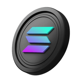 Solana SOL coin placed alongside the hero banner section